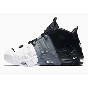 Nike Air More Uptempo Tricolor Negras Gris Blancas para Hombre y Mujer