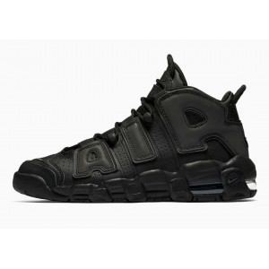 Nike Air More Uptempo Negras Reflectante Oculto para Hombre y Mujer