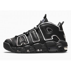 Nike Air More Uptempo Negras Plateada para Hombre y Mujer