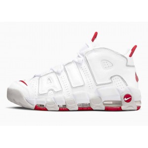 Nike Air More Uptempo 96 Blancas Gris Rojas para Hombre