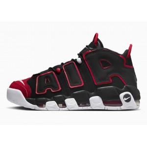 Nike Air More Uptempo 96 Negras Punta Roja para Hombre