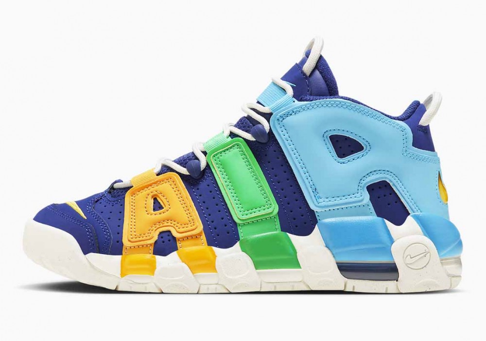 Nike Air More Uptempo Caleidoscopio Azules para Hombre y Mujer
