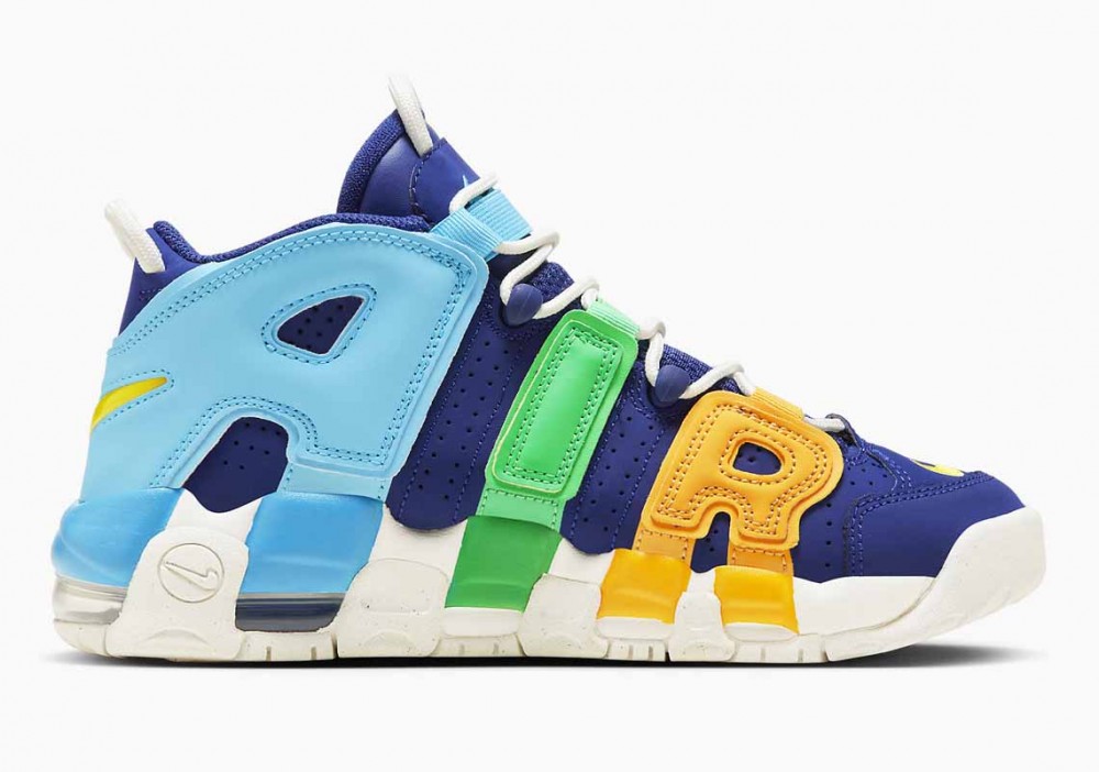 Nike Air More Uptempo Caleidoscopio Azules para Hombre y Mujer