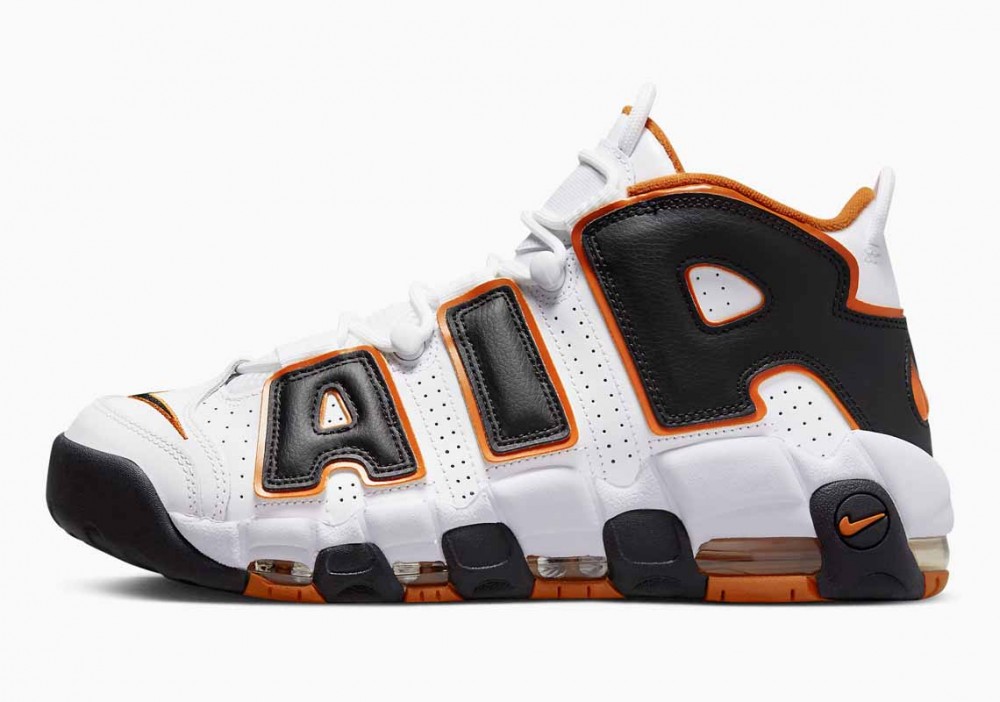 Nike Air More Uptempo 96 Blanca Negra Estrella de Mar para Hombre y Mujer