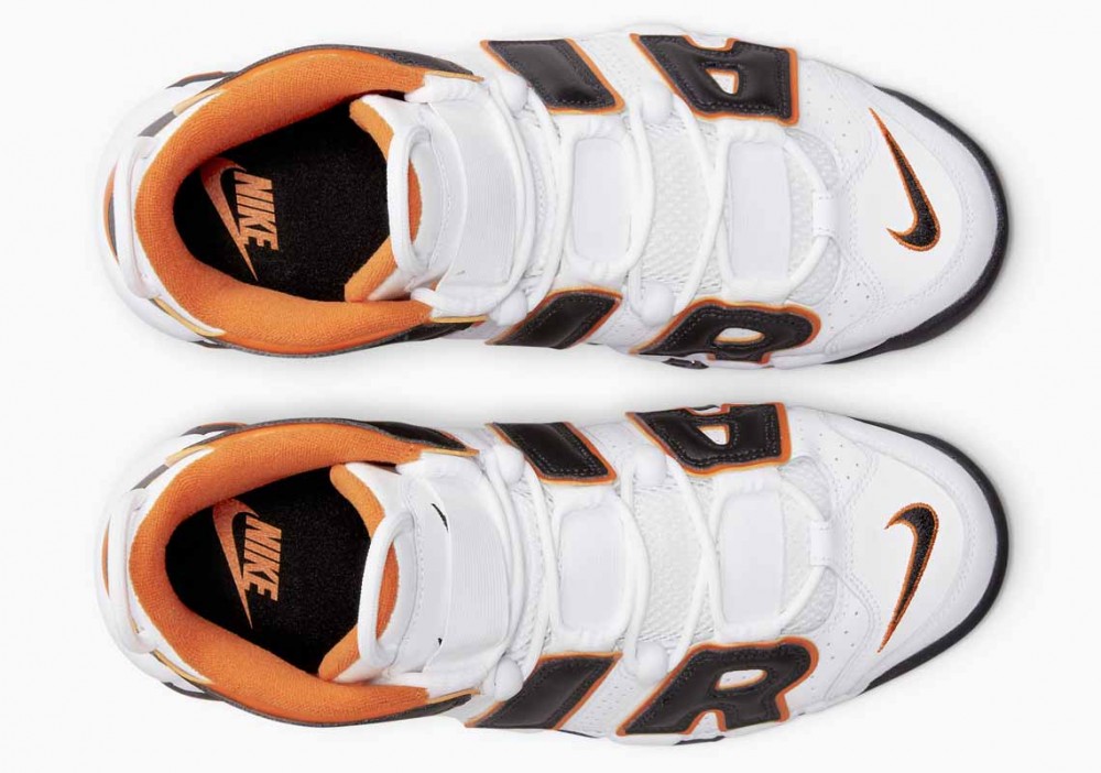Nike Air More Uptempo 96 Blanca Negra Estrella de Mar para Hombre y Mujer