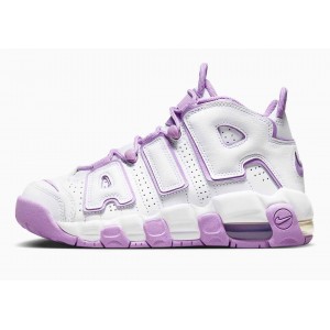 Nike Air More Uptempo Blancas Morado para Hombre y Mujer