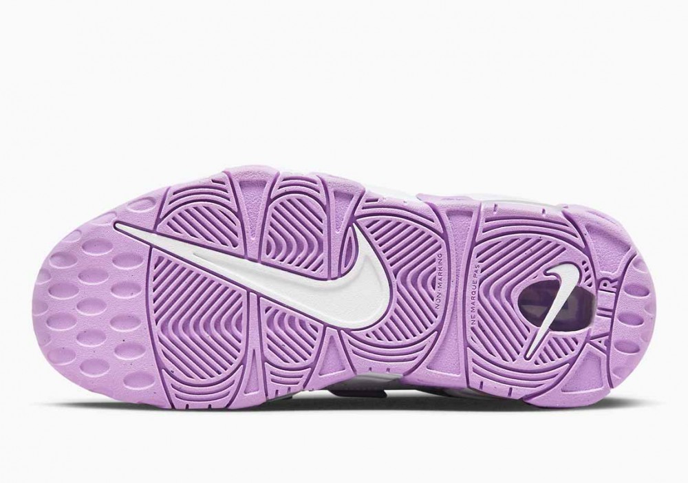 Nike Air More Uptempo Blancas Morado para Hombre y Mujer