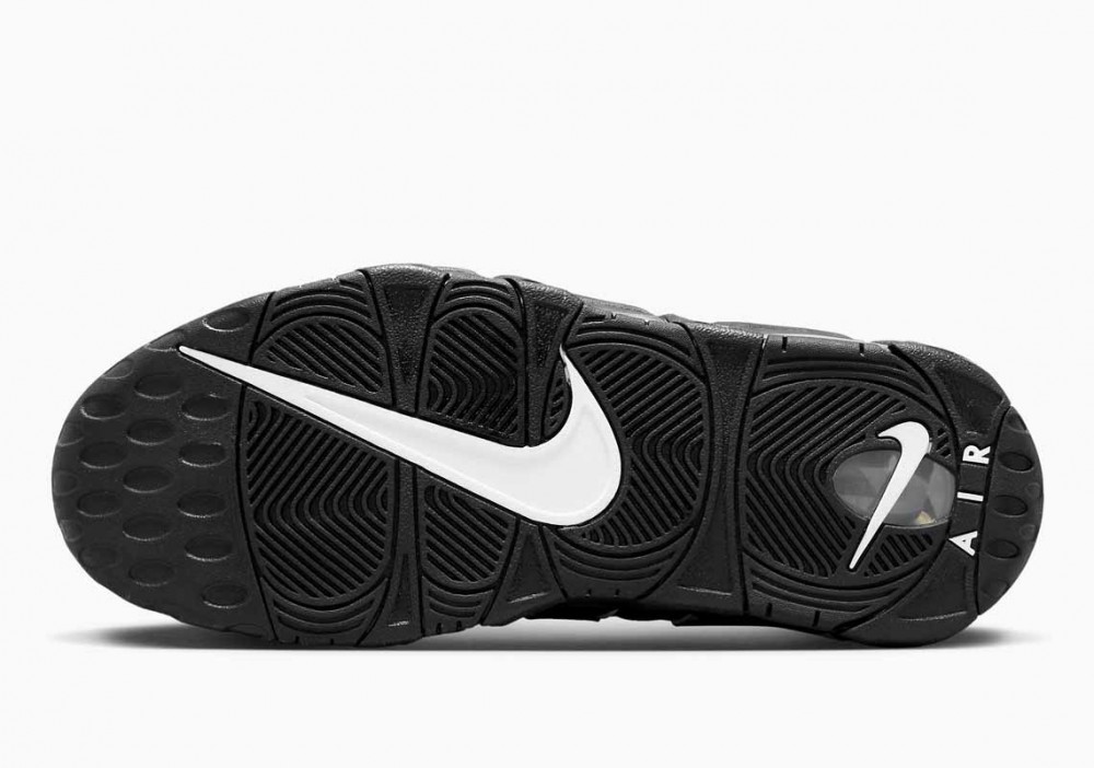 Nike Air More Uptempo 96 Negras y Blancas para Hombre y Mujer