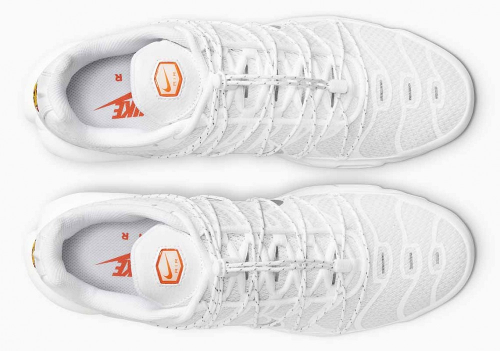 Nike Air Max Plus Utility Alternar Encaje Blancas Naranja para Hombre
