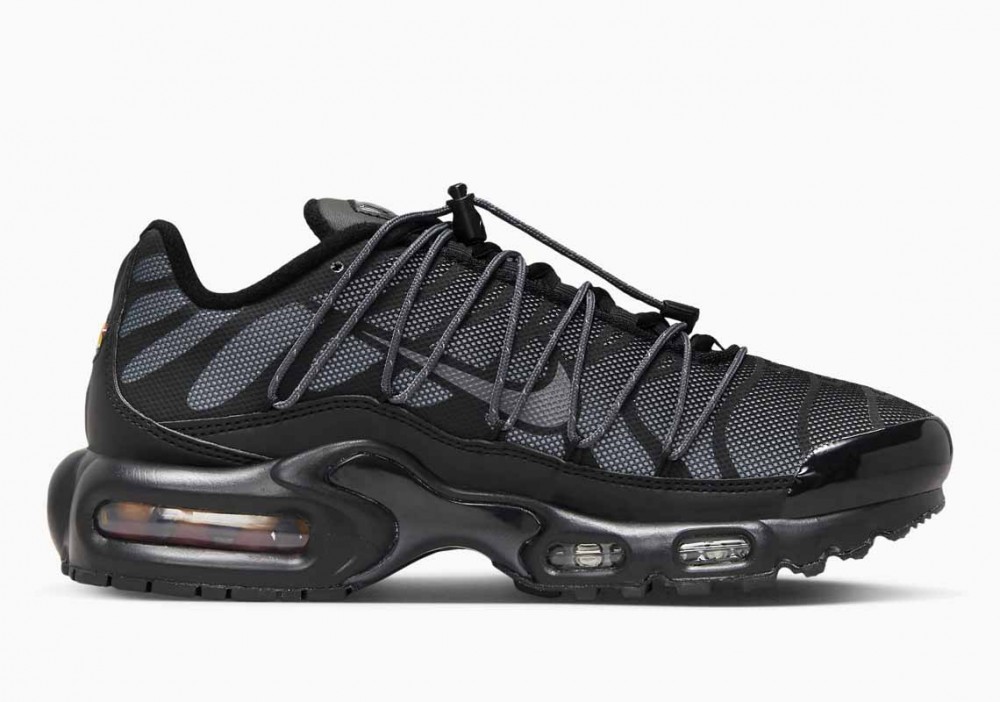 Nike Air Max Plus Utility Negras Platino Metalizado para Hombre