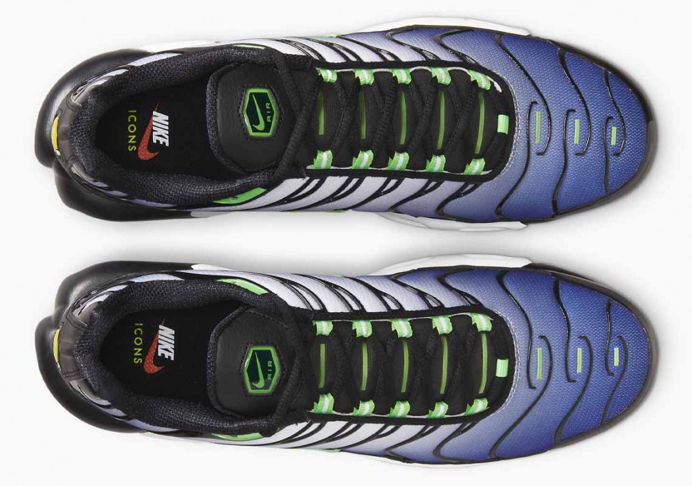 Nike Air Max Plus Iconos Azul Real Verde Grito para Hombre