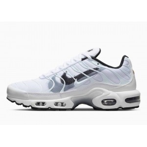 Nike Air Max Plus Pintura En Aerosol Swoosh Blancas Negras para Hombre