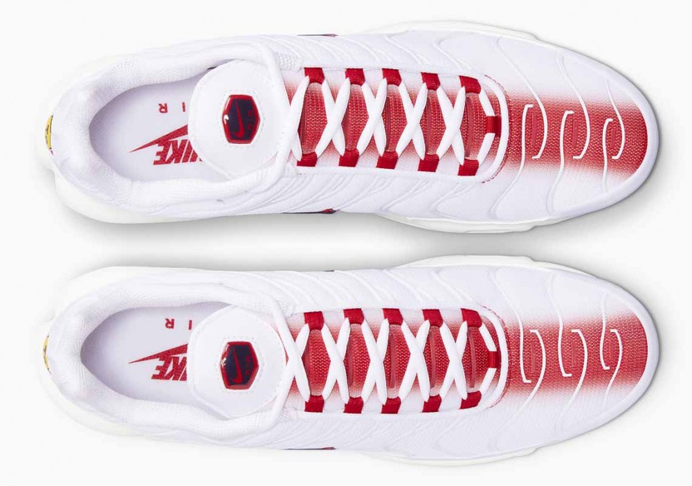 Nike Air Max Plus TN Blancas Degradado Rojas para Hombre