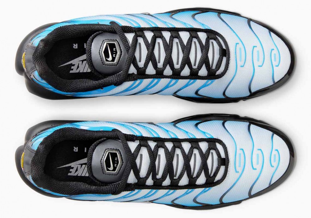 Nike Air Max Plus Azules Negras Plata Metalizada para Hombre