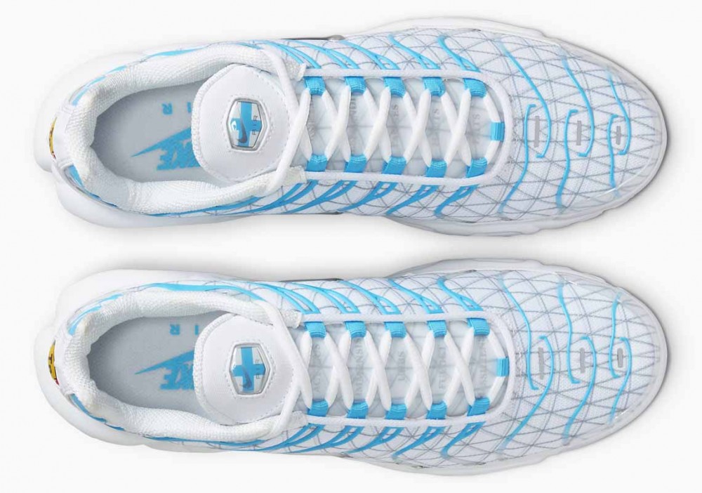 Nike Air Max Plus Marsella Blancas Azul Universitario para Hombre y Mujer